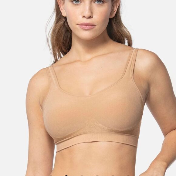 UNDEROUTFIT THE COMFORT SHAPING BRA LIFT STRIPE COFFEE 3XL NWT in packaging - Picture 1 of 6